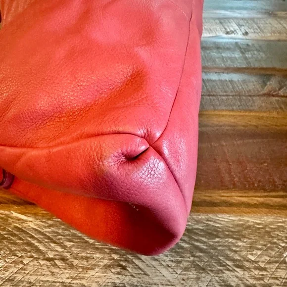 🌺C O A C H shoulder bag Rose Pink leather Great condition !!🌺 - Picture 11 of 16